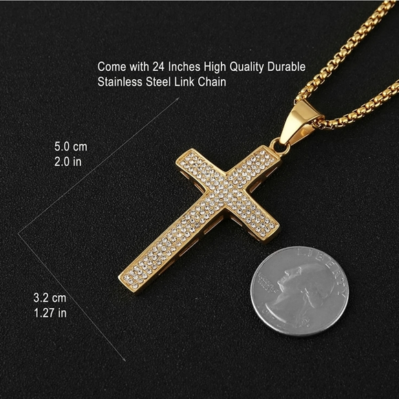 Mans Iced Necklace - Picture 3 of 3